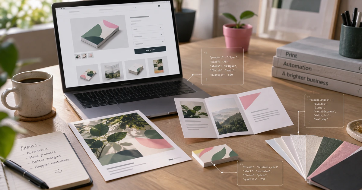 The print API is becoming more important than the print shop website